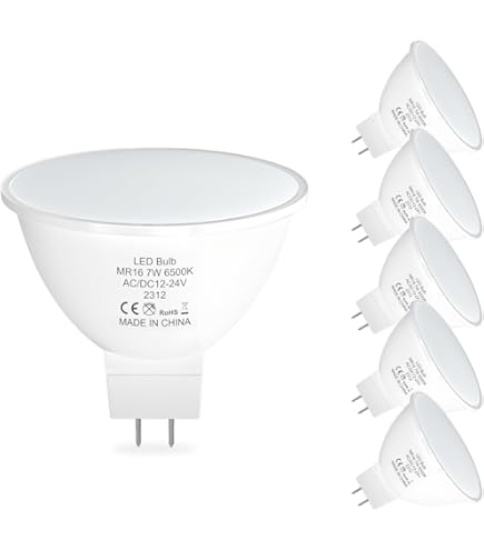 ukzboss mr16 led Light Bulb 24v 36v gu5.3 5W 6000K Daylight White